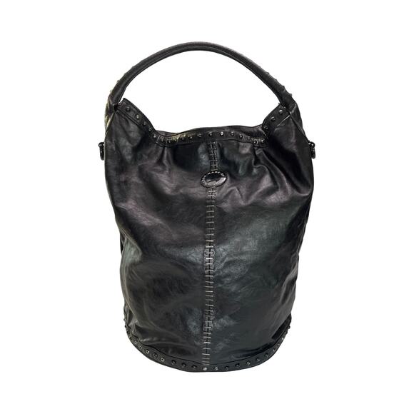 Marc Jacobs Handbags - Marc by Marc Jacobs Black Leather Studded Hobo Shoulder Bag Tote